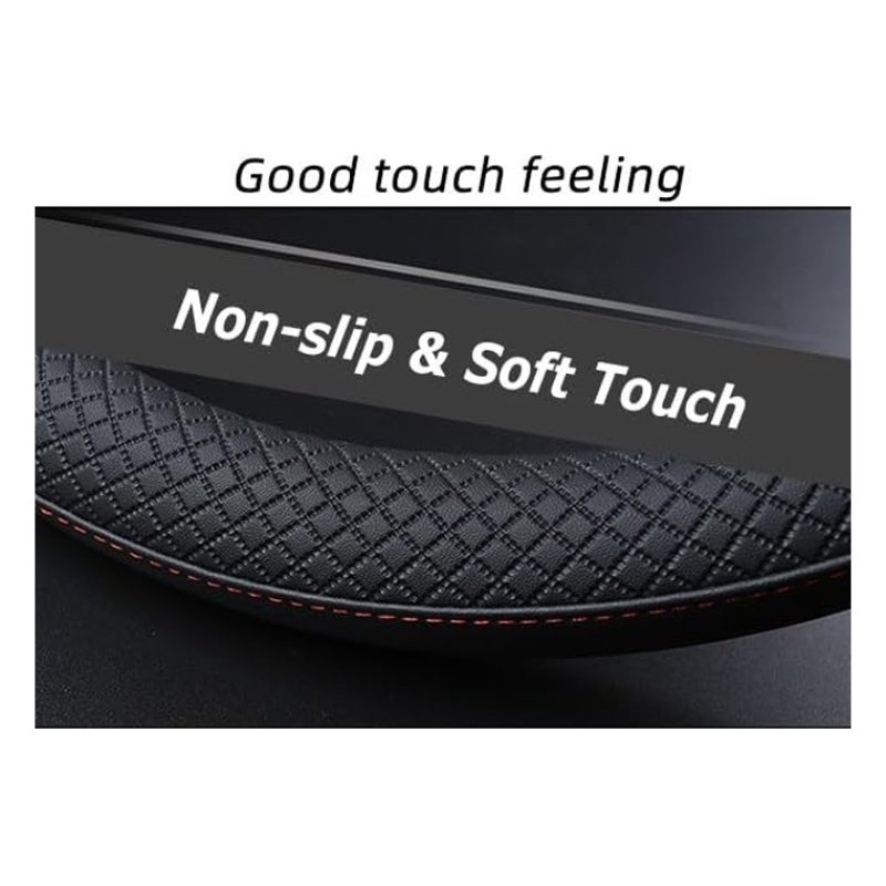 Tidierre srl Coprivolante auto similpelle nero rosso universale ant...