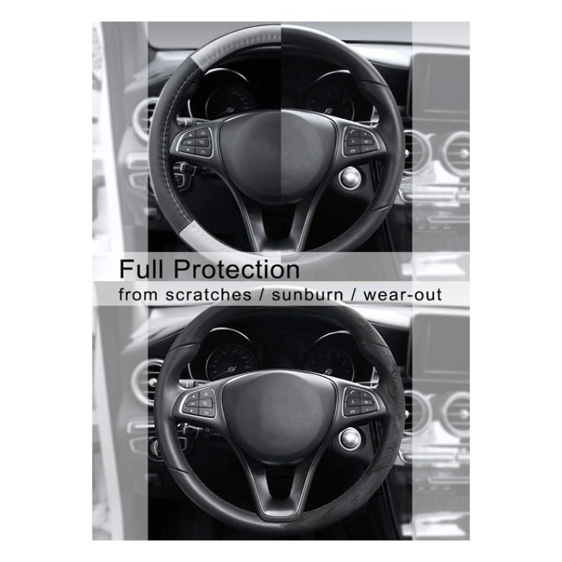 Tidierre srl Coprivolante similpelle universaIe inserti grigio auto...