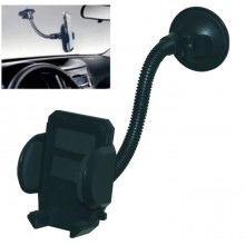 Supporto Porta cellulare per auto sostegno smartphone parabrezza ventosa nero