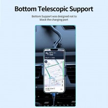 Supporto Porta cellulare per auto sostegno smartphone parabrezza ventosa nero