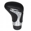 Pomello leva cambio manuale universale in similpelle Nero Auto facile montaggio