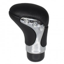Pomello leva cambio manuale universale in similpelle Nero Auto facile montaggio