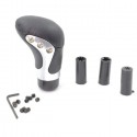 Pomello leva cambio manuale universale in similpelle Nero Auto facile montaggio