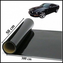 Rotolo Oscurante Per Effetto Fumè Pellicola Per Vetri Auto Casa 50x300 Cm 3 Mt