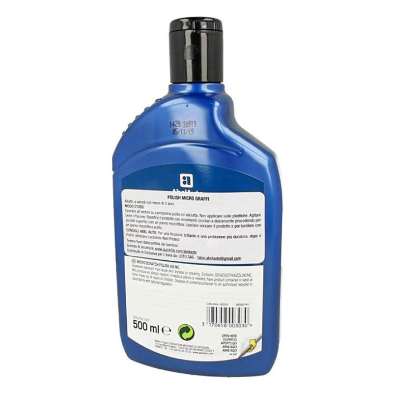 AbelAuto Polish Rinnovatore Micro Graffi scratch ripristina lucente...