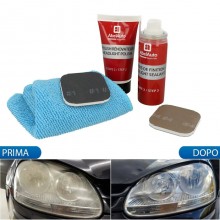 Kit Restauro Fari Fanali Auto Pulizia Riparazione Lucidatura Faretti AbelAuto