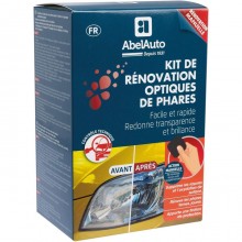 Kit Restauro Fari Fanali Auto Pulizia Riparazione Lucidatura Faretti AbelAuto