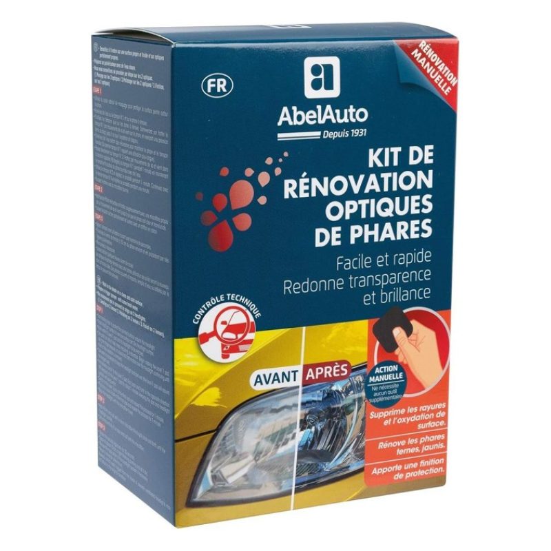 AbelAuto Kit Restauro Fari Fanali Auto Pulizia Riparazione Lucidatu...