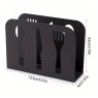 WeHome Bar organizer Porta tovaglioli da Tavolo Nero Metallo Suppor...