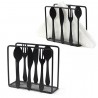 WeHome Bar organizer Porta tovaglioli da Tavola Nero in Metallo sup...