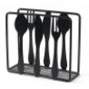 WeHome Bar organizer Porta tovaglioli da Tavola Nero in Metallo sup...