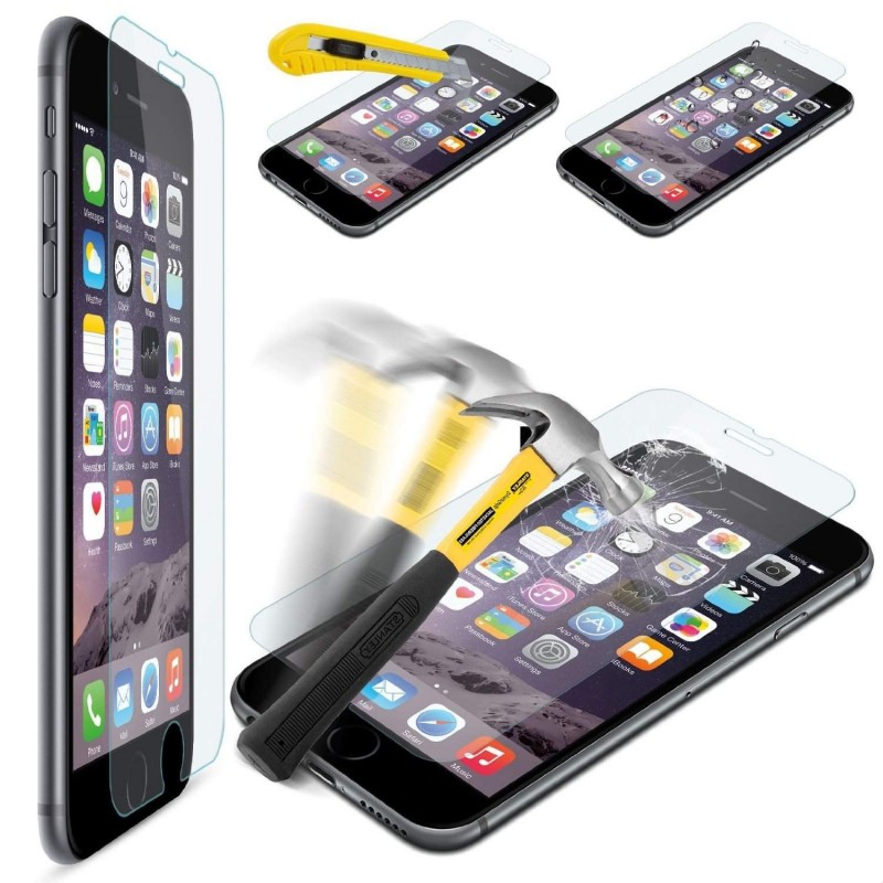 DOBO® - Pellicola protettiva in vetro temperato anti bolle Screen Protector per Apple iPhone 6 PLUS 5.5"