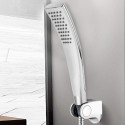 Doccetta bagno doccino soffione doccia o vasca cornetta telefono moderno argento