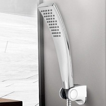 Doccetta bagno doccino soffione doccia o vasca cornetta telefono moderno argento