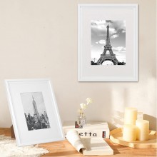 Cornice per foto da tavolo regalo portafoto stampe poster bianca varie misure