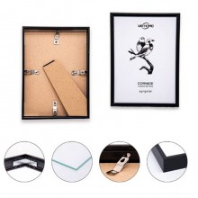 Cornice per foto da tavolo idea regalo portafoto stampe poster nero varie misure