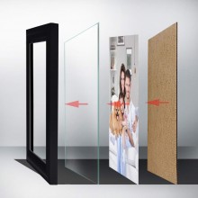 Cornice per foto da tavolo idea regalo portafoto stampe poster nero varie misure