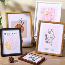 Cornice per foto da tavolo idea regalo portafoto stampe poster nero varie misure