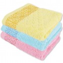 Set Asciugamani in cotone colorato morbido viso 75x35 cm 12 PZ ospite bagno