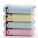 Set 12 PZ Asciugamani da viso in cotone colorato morbido 75x35 cm ospite bagno
