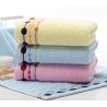 WeHome Set 12 PZ Asciugamani da viso in cotone colorato morbido 75x...
