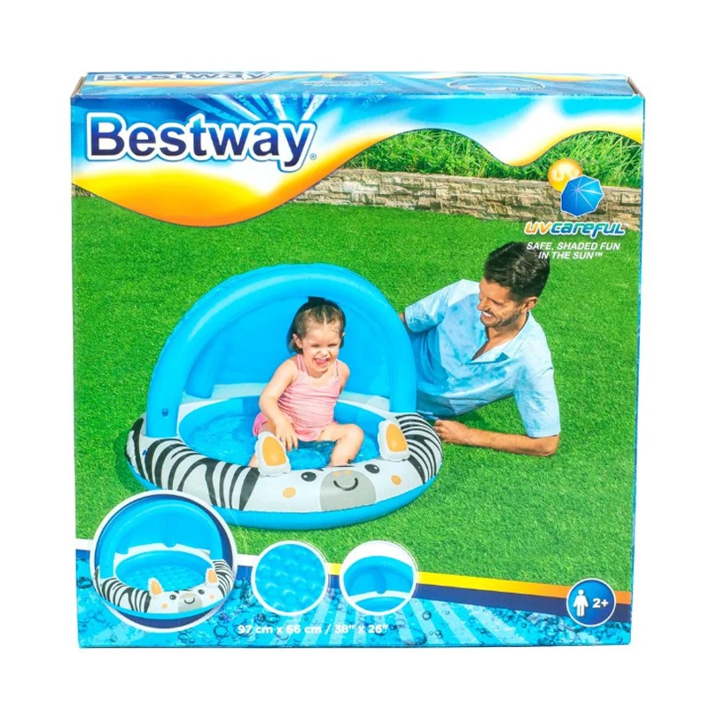 Bestway Piscina Gonfiabile Bambini Bestway gioco Play Center zebra ...