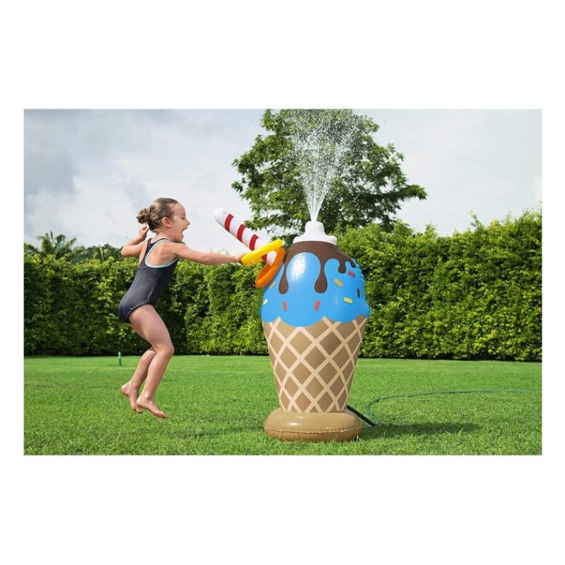Bestway Bestway Gioco a Forma Di cono gelato gonfiabile Spruzza Acq...