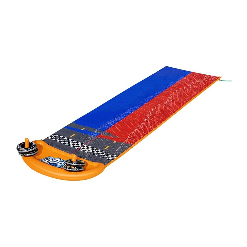 Acqua Scivolo Ferroviario Bambini 488cm Gioco anelli Esterno Giardino Bestway