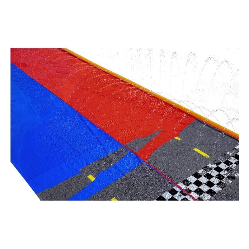 Bestway Acqua Scivolo Ferroviario Bambini 488cm Gioco anelli Estern...