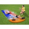 Bestway Acqua Scivolo Ferroviario Bambini 488cm Gioco anelli Estern...