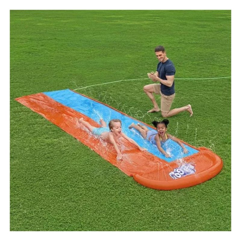 Bestway Acqua Scivolo Ferroviario Bambini 488cm Gioco Esterno Giard...