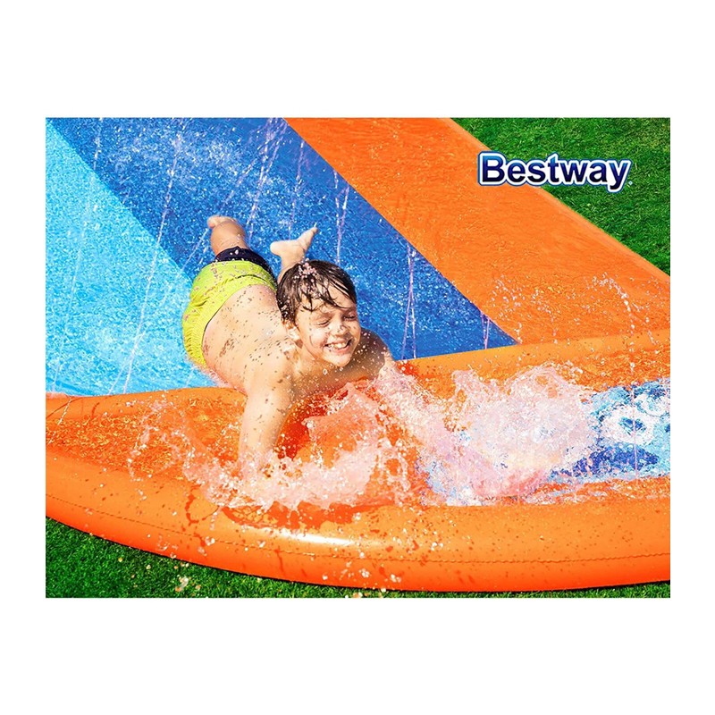 Acqua Scivolo Ferroviario Bambini 488cm Gioco Esterno Giardino 3 co...