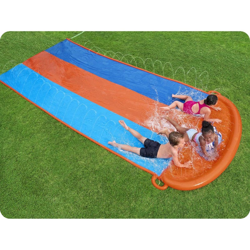 Acqua Scivolo Ferroviario Bambini 488cm Gioco Esterno Giardino 3 co...