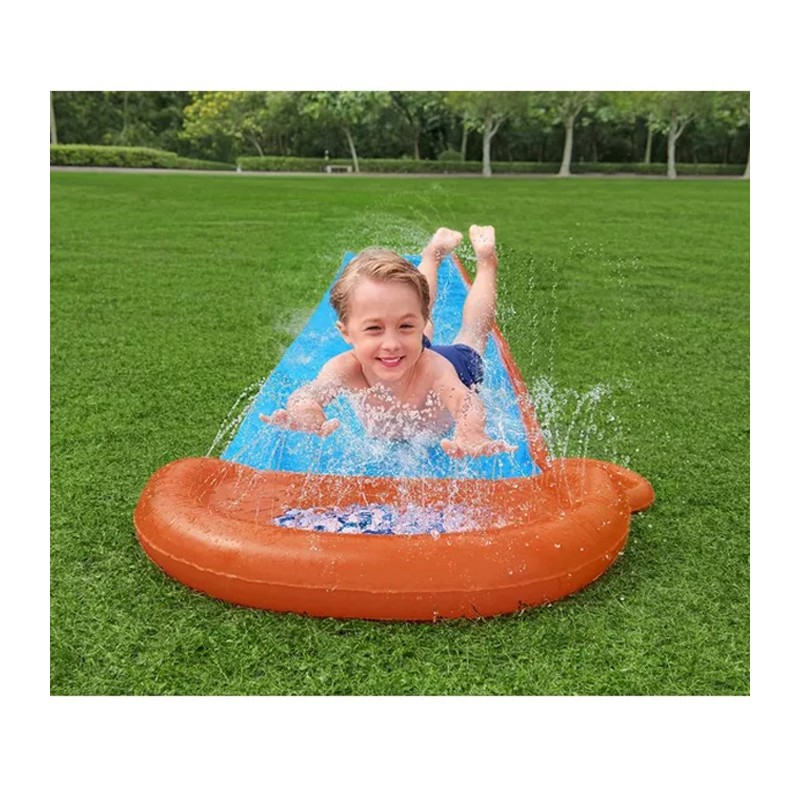 Bestway Acqua Scivolo Ferroviario Bambini 488cm Gioco Esterno Giard...