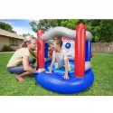 Castello gonfiabile per bambini salterello Bestway razzo spaziale 155x142x145 cm