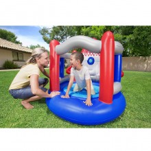 Castello gonfiabile per bambini salterello Bestway razzo spaziale 155x142x145 cm