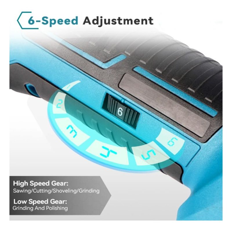 Hongu Utensile multifunzione a doppia batteria oscillante portatile...