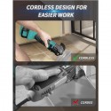 Utensile multifunzione a doppia batteria oscillante portatile da 18V 4.0 Ah kit