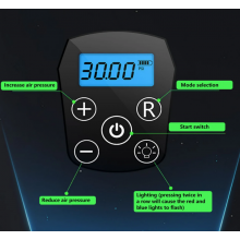 Compressore aria portatile 2 batteria LCD Valigetta ruote auto moto bici