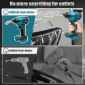 Saldatrice Plastica Saldatura Saldatore senza fili kit doppia batteria 18V 4.0Ah