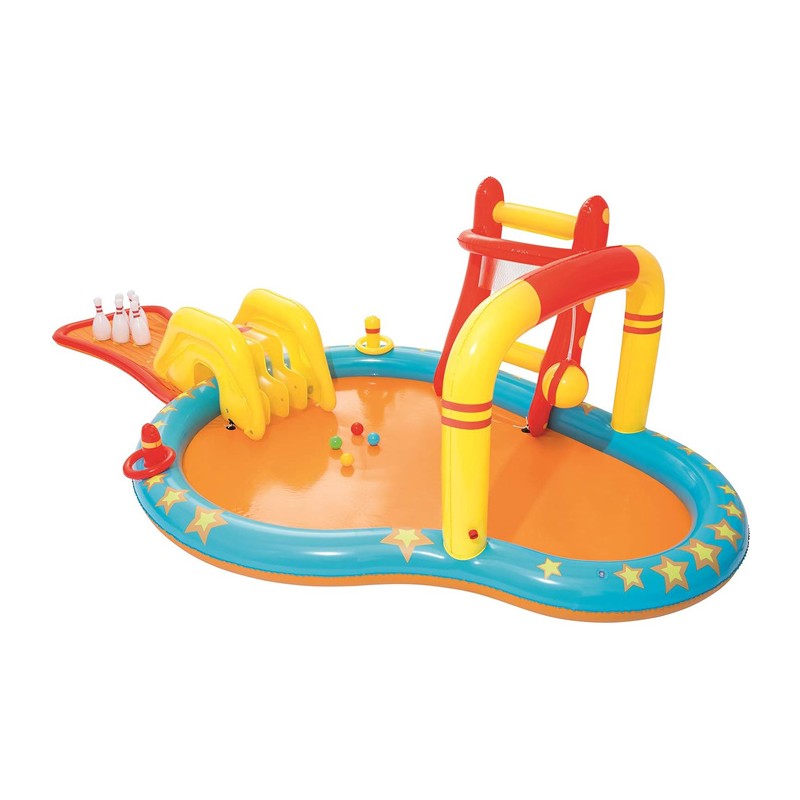 Bestway Play Center Gioco Gonfiabile Piccolo Campione Piscina per b...