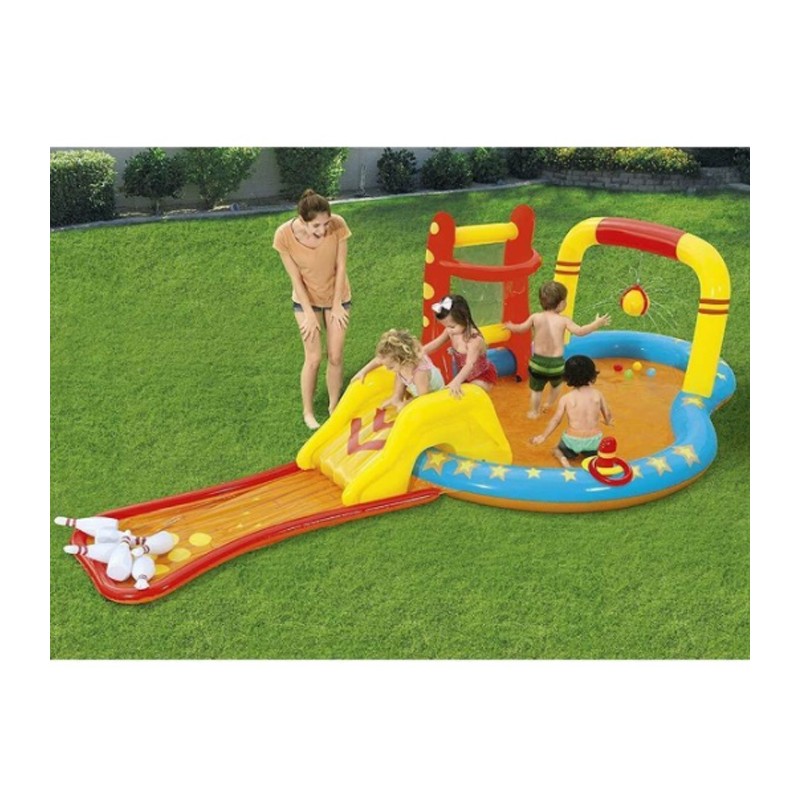 Bestway Play Center Gioco Gonfiabile Piccolo Campione Piscina per b...
