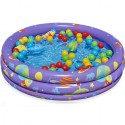 Bestway piscina gonfiabile per bambini con 50 palline set da gioco 102x25cm