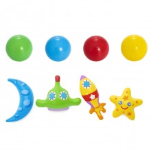 Bestway piscina gonfiabile per bambini con 50 palline set da gioco 102x25cm