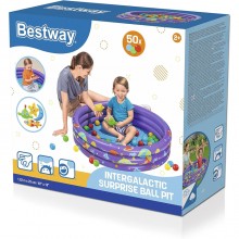 Bestway piscina gonfiabile per bambini con 50 palline set da gioco 102x25cm