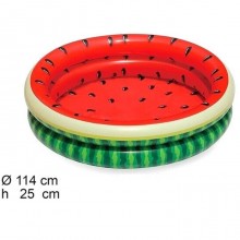 Piscina Gonfiabile per bambini Anguria Tonda divertimento estivo 114x25 cm mare