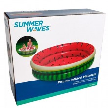 Piscina Gonfiabile per bambini Anguria Tonda divertimento estivo 114x25 cm mare