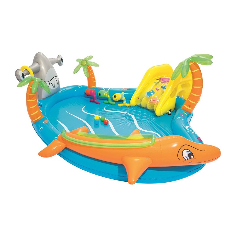 Play Center Gioco Gonfiabile Vita Marina Piscina bambini Bestway 28...