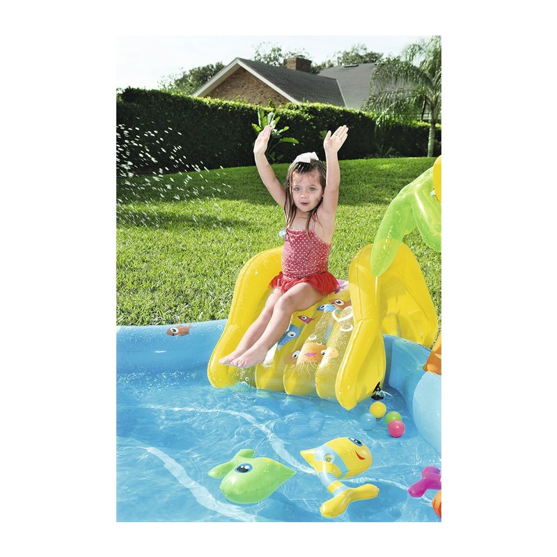 Play Center Gioco Gonfiabile Vita Marina Piscina bambini Bestway 28...