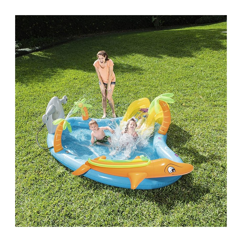 Play Center Gioco Gonfiabile Vita Marina Piscina bambini Bestway 28...
